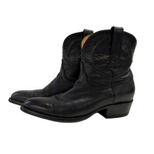 JRC & Sons Mid-Calf Leather Cowboy Boots SIZE 8B